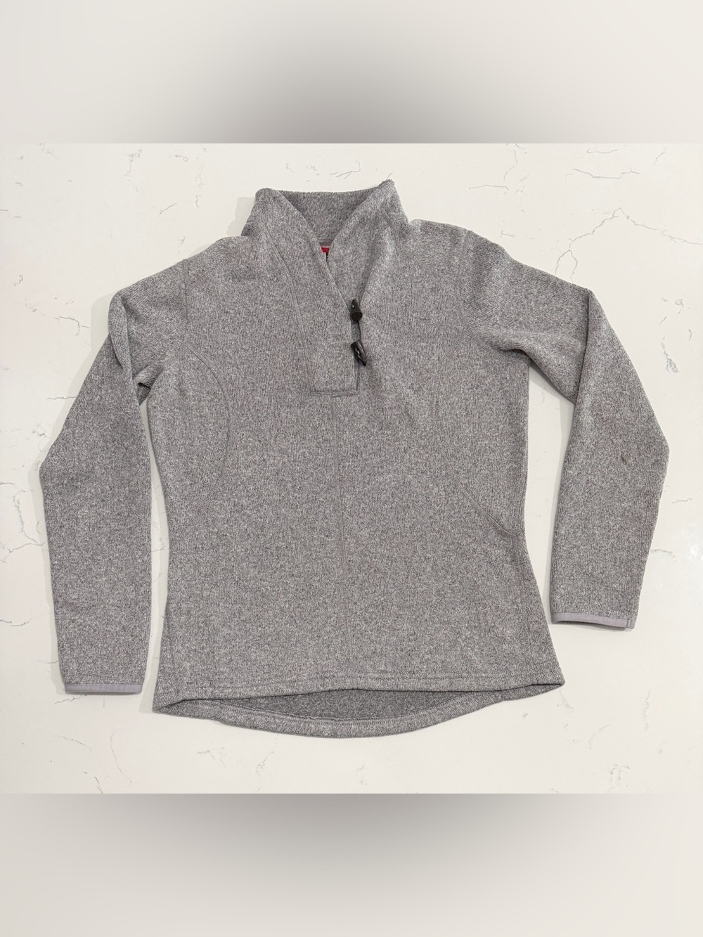 The North Face Crescent Ridge Shawl Sweater Fleece Pullover Gray Women’s M